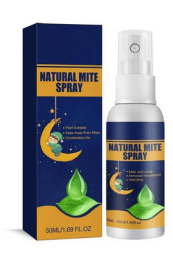 Mite Killer Spray, Insect Bed Bug & Dust Mite Killer Natural Spray, Removes Dust Mites Spray for Bedding, Carpets & Furniture 1PCS