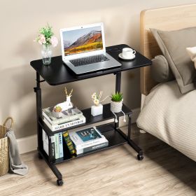 80x40x104cm, Liftable, Computer Desk (Color: Black)
