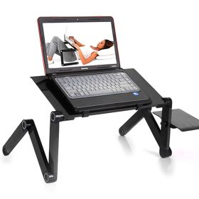 48 X 26cm Portable Home Assembly Folding Table Black (Color: Black)