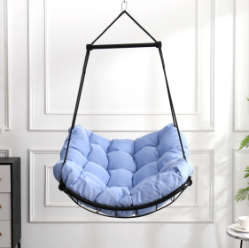 Metal Swing Sling Chair (Color: Blue)