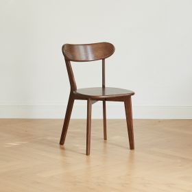 2 PCS BOX FAS Grade Oak Dining Chair, Natural Wood, Made In   America (Option: Walnut)